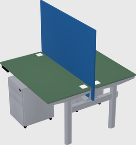 Shared electric desk