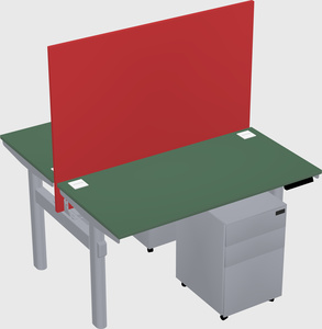 Shared electric desk