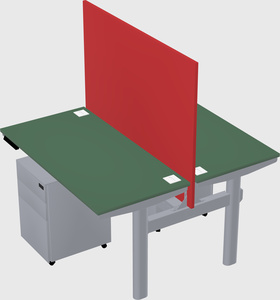 Shared electric desk
