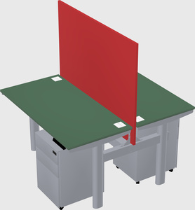 Shared electric desk