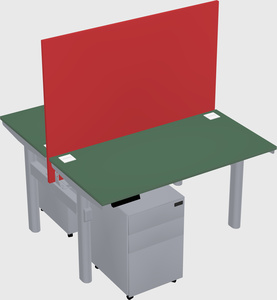 Shared electric desk