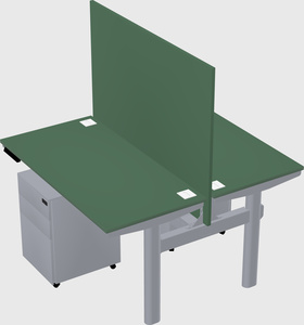 Shared electric desk