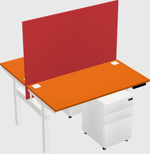 Shared electric desk