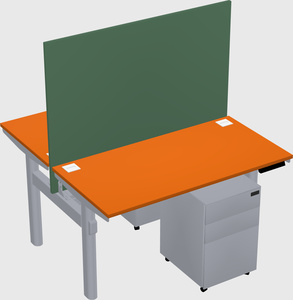 Shared electric desk