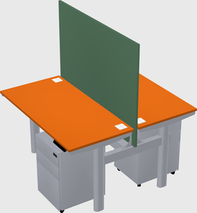 Shared electric desk