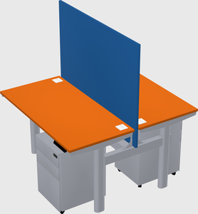 Shared electric desk
