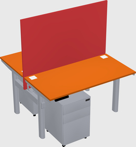 Shared electric desk