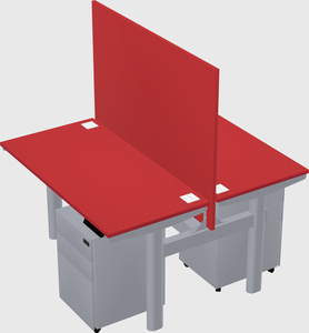 Shared electric desk