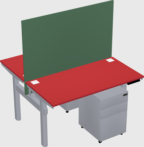 Shared electric desk