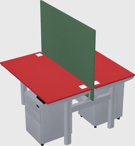 Shared electric desk