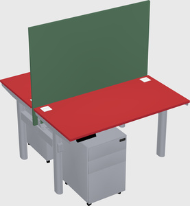 Shared electric desk