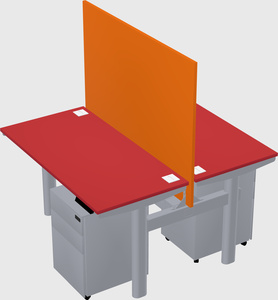 Shared electric desk