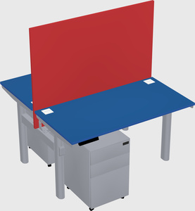 Shared electric desk