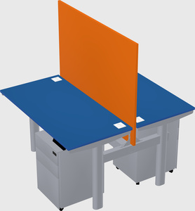 Shared electric desk