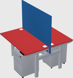 Shared electric desk