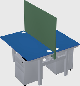 Shared electric desk