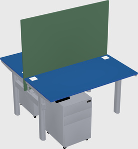 Shared electric desk