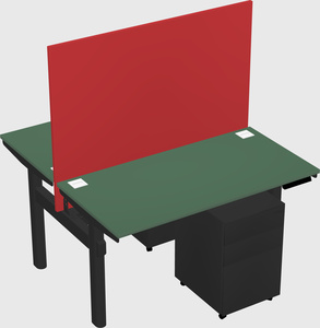 Shared electric desk