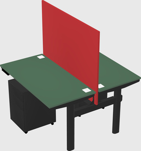 Shared electric desk