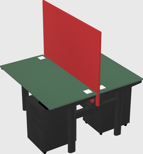 Shared electric desk
