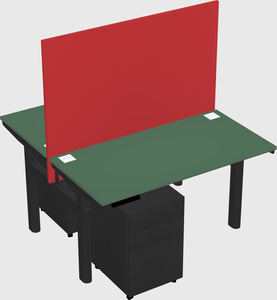 Shared electric desk
