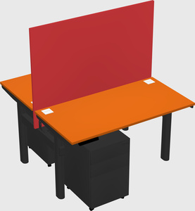 Shared electric desk