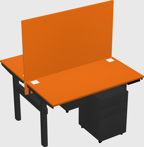 Shared electric desk