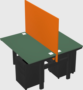 Shared electric desk