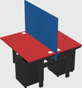 Shared electric desk