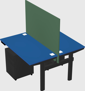 Shared electric desk