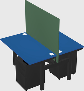 Shared electric desk
