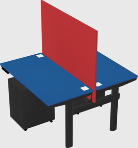 Shared electric desk