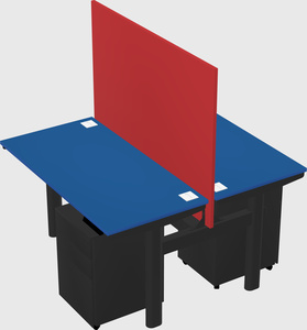 Shared electric desk
