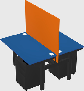 Shared electric desk
