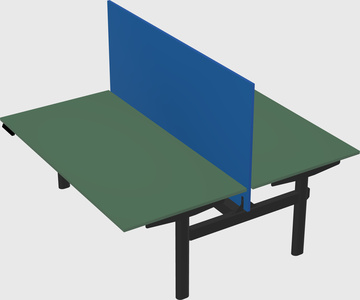 Shared electric desk