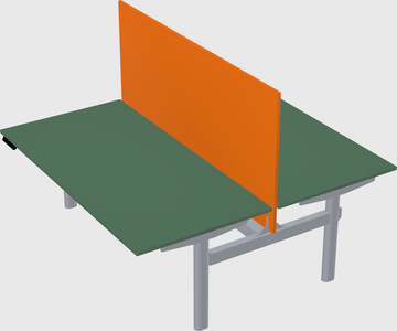 Shared electric desk
