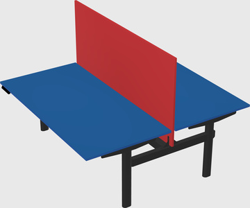 Shared electric desk