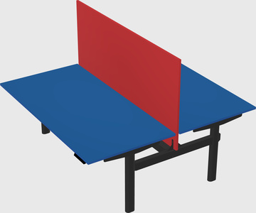 Shared electric desk