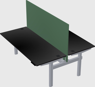 Shared electric desk