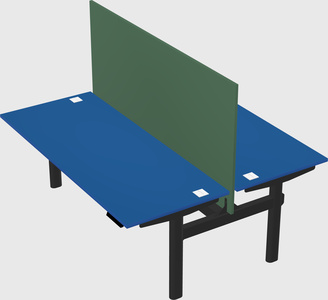 Shared electric desk
