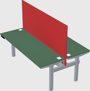 Shared electric desk