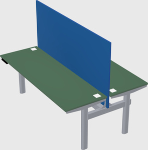 Shared electric desk