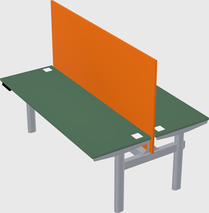 Shared electric desk