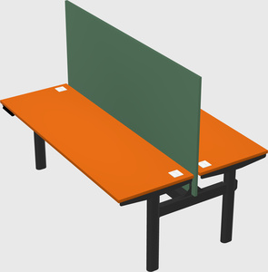 Shared electric desk