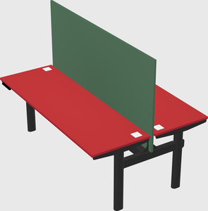 Shared electric desk