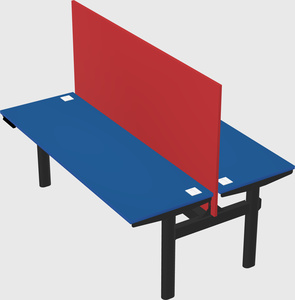 Shared electric desk