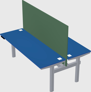Shared electric desk