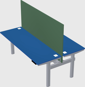 Shared electric desk