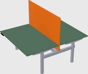 Shared electric desk