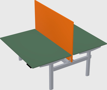 Shared electric desk